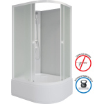 Душевая кабина 100x80 см NIAGARA Promo P100/80/40L/MT/BK Левая без крыши — изображение 2