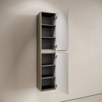 Пенал 35 см Сode SANCOS Серо-бежевый Подвесной — изображение 4