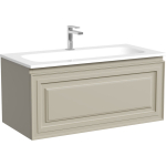 Тумба 90 см VERY Beige Soft ПОДВЕСНАЯ Sancos с умывальником CN7019