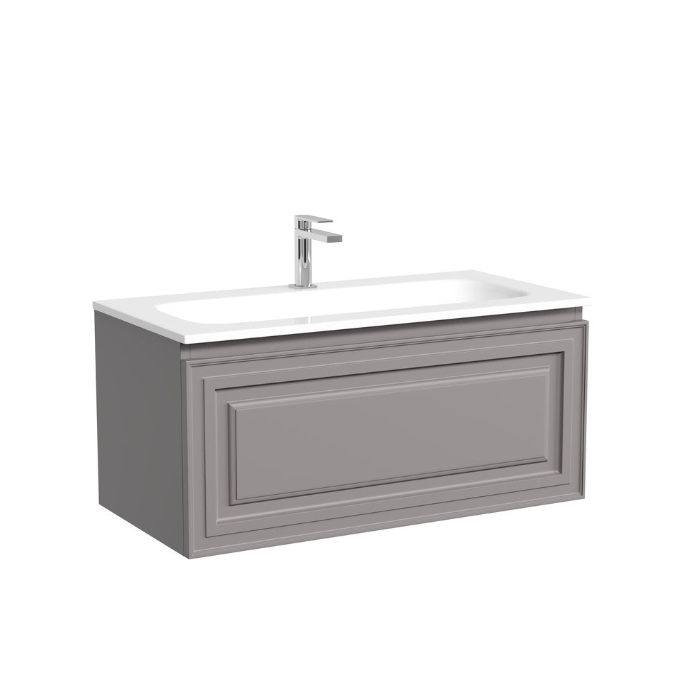 png-900-very-4 Тумба 90 см VERY Doha Soft ПОДВЕСНАЯ Sancos с умывальником CN7019 — изображение 1