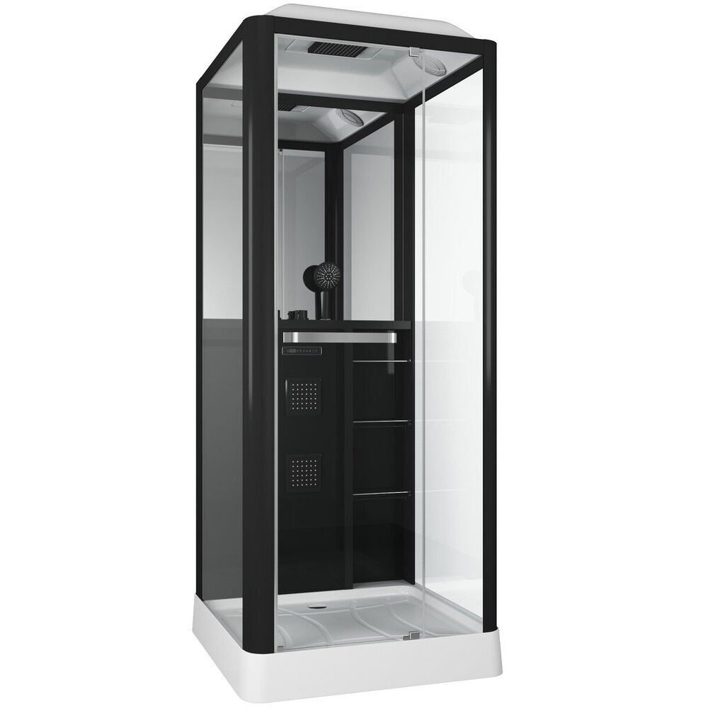 Душевая кабина 90x90x225см GROSSMAN Alba GR221(R) дверь распашная/Германия