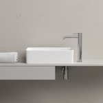 Раковина 485x305x135мм Element CeramicaNova накладная со смещенным сливом прямоугольная CN5050/Италия — изображение 4