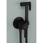 Гигиенический душ встраиваемый SANCOS Start SC1001MB со смесителем c внутренней частью цвет черный матовый настенный/Италия — изображение 2