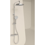 Душевая стойка с термостатическим смесителем SC11001CH Sancos Teo Хром глянцевый/Италия — изображение 3