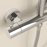 Душевая стойка с термостатическим смесителем SC11001CH Sancos Teo Хром глянцевый/Италия — изображение 8