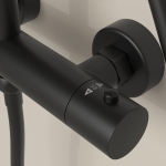 Душевая стойка с термостатическим смесителем SC11001MB Sancos Teo Черный матовый/Италия — изображение 7