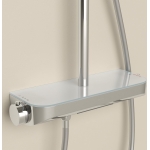 Душевая стойка с термостатическим смесителем SC11002CH Sancos Teo Хром глянцевый/Италия — изображение 5