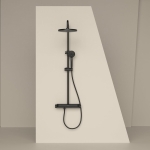 Душевая стойка с термостатическим смесителем SC11002MB Sancos Teo Черный матовый/Италия — изображение 2