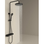 Душевая стойка с термостатическим смесителем SC11002MB Sancos Teo Черный матовый/Италия — изображение 11