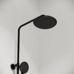 Душевая стойка с изливом и термостатическим смесителем SC3001LMB SANCOS Game для душа/ванны черный матовый/Италия — изображение 8