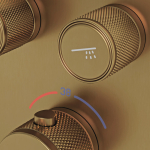 Душевой комплект SANCOS Space SC3006BG встраиваемый для душа с термостатическим смесителем/Италия — изображение 5