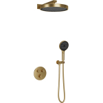 Душевой комплект SANCOS Space SC3006BG встраиваемый для душа с термостатическим смесителем/Италия