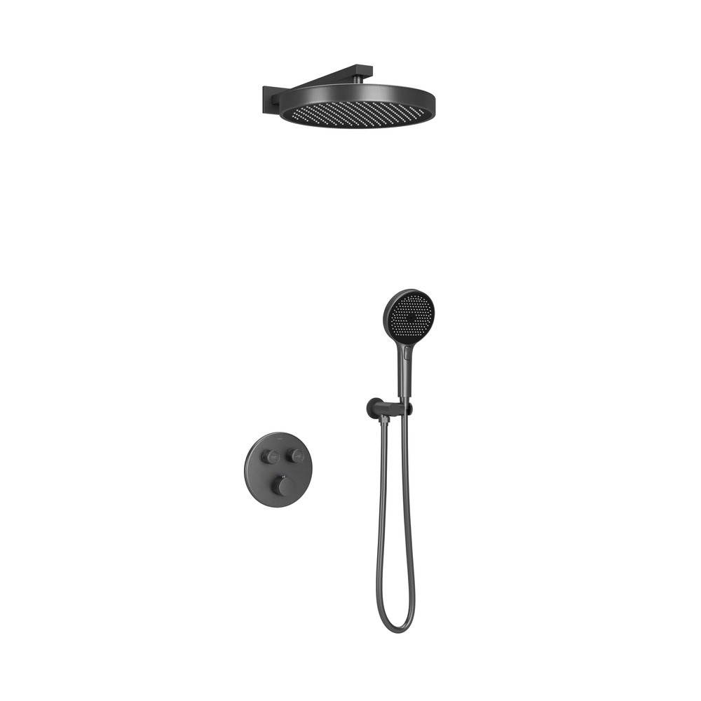 Душевой комплект SANCOS Space SC3006GMG встраиваемый для душа с термостатическим смесителем/Италия