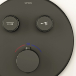 Душевой комплект SANCOS Space SC3006MB встраиваемый для душа с термостатическим смесителем/Италия — изображение 4