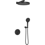 Душевой комплект SANCOS Space SC3006MB встраиваемый для душа с термостатическим смесителем/Италия