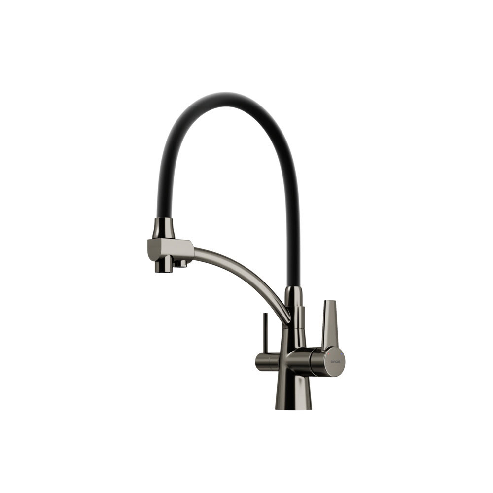 sc4001gg_png Смеситель SANCOS Eri SC4001GG с гибким изливом и возможностью подключения фильтра для воды/Италия — изображение 1