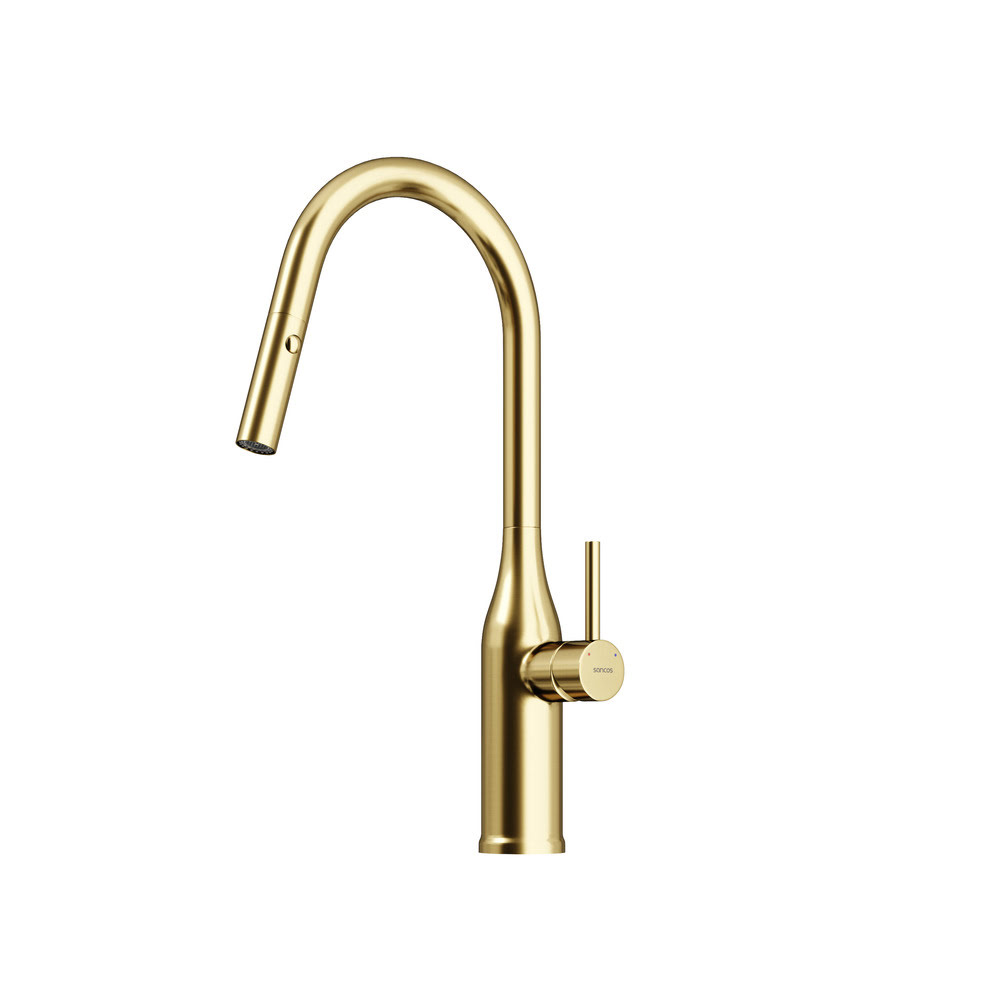 sc4002bg_png Смеситель SANCOS Grand SC4002BG c вытяжным и поворотным изливом/Италия — изображение 1