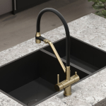 Смеситель SANCOS Dora SC4003BG с гибким изливом и возможностью подключения фильтра для воды/Италия — изображение 4