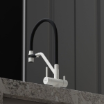 Смеситель SANCOS Dora SC4003GR с гибким изливом и возможностью подключения фильтра для воды/Италия — изображение 5