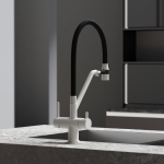 Смеситель SANCOS Dora SC4003GR с гибким изливом и возможностью подключения фильтра для воды/Италия — изображение 6