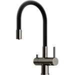 Смеситель SANCOS Lucia SC4004GG с гибким изливом и возможностью подключения фильтра для воды/Италия