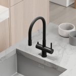 Смеситель SANCOS Lucia SC4004MB с гибким изливом и возможностью подключения фильтра для воды/Италия — изображение 5