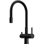 Смеситель SANCOS Lucia SC4004MB с гибким изливом и возможностью подключения фильтра для воды/Италия