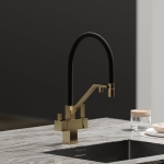 Смеситель SANCOS Loro SC4007BG с гибким изливом и возможностью подключения фильтра для воды/Италия — изображение 2