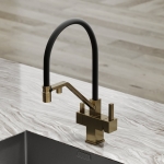 Смеситель SANCOS Loro SC4007BG с гибким изливом и возможностью подключения фильтра для воды/Италия — изображение 7