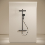 Душевая стойка SANCOS Vos SC6100GG для душа/ванны с термостатическим смесителем/Италия — изображение 2