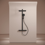 Душевая стойка SANCOS Vos SC6100MB для душа/ванны с термостатическим смесителем/Италия — изображение 2