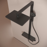 Душевая стойка SANCOS Vos SC6100MB для душа/ванны с термостатическим смесителем/Италия — изображение 5