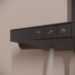 Душевая стойка SANCOS Vos SC6100MB для душа/ванны с термостатическим смесителем/Италия — изображение 9