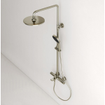 Душевая стойка с термостатическим смесителем и изливом SC9008BN Sancos Etna Брашированный никель/Италия — изображение 5