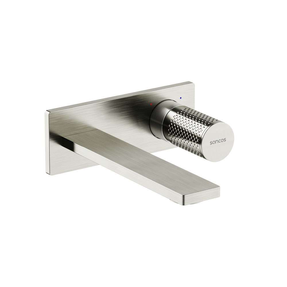 Смеситель встраиваемый для раковины SC9013BN SANCOS Nexus с внутренней частью брашированный никель/Италия