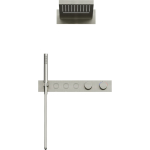 Душевой комплект с термостатом SC9023BN Sancos Linn с внутренней частью Брашированный никель/Италия — изображение 2