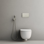 Гигиенический душ встраиваемый SC9033BN Sancos Etna со смесителем c внутренней частью Брашированный никель/Италия — изображение 3