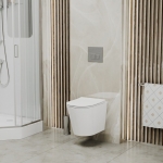 Клавиша смыва хром матовый Grossman Cosmo 800.Т1.02.110.110/Германия — изображение 5