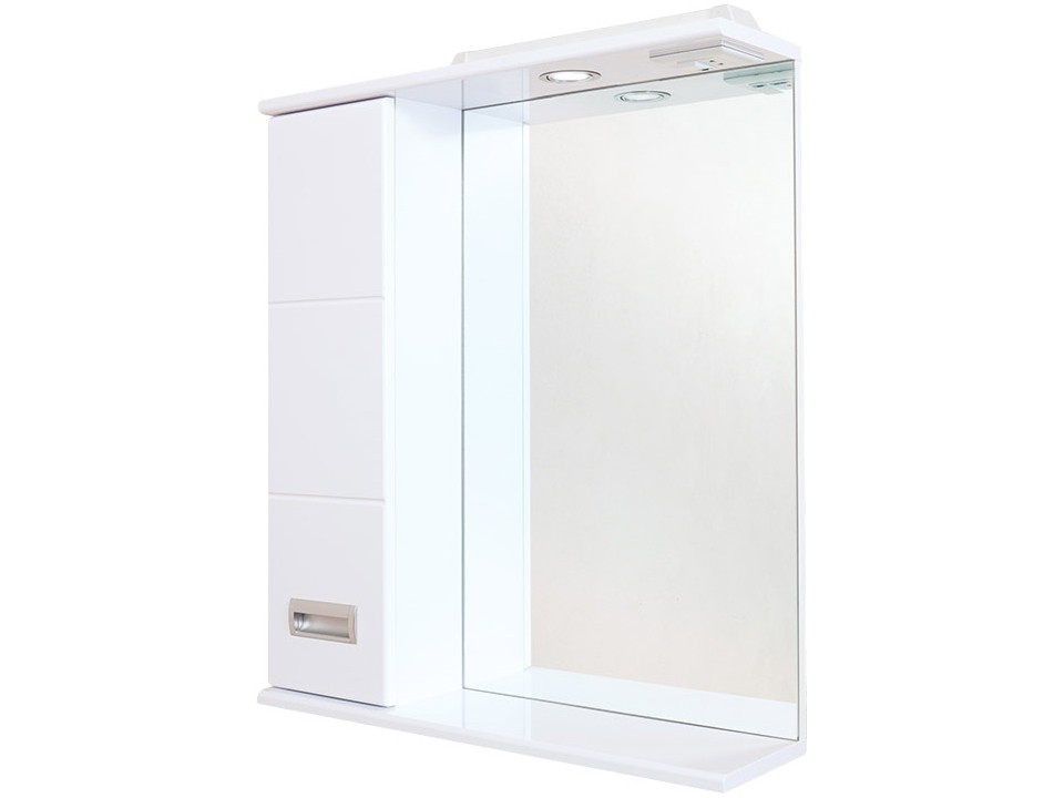 Шкаф-зеркало  БАЛТИКА 58 см Левый