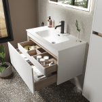 Тумба 60 см Smart ПОДВЕСНАЯ Sancos с умывальником CN7001 — изображение 2