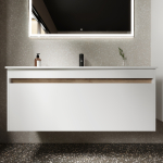 Тумба 120 см Smart ПОДВЕСНАЯ Sancos с умывальником CN7006 — изображение 2