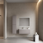 Тумба 100 см SNOB R 1.0 Doha Soft Левая ПОДВЕСНАЯ Sancos с умывальником CN7014 — изображение 2