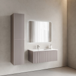 Тумба 100 см SNOB R 1.0 Doha Soft Левая ПОДВЕСНАЯ Sancos с умывальником CN7014 — изображение 3