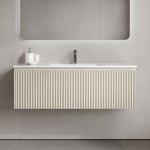 Тумба 120 см SNOB R 1.0 Beige Soft ПОДВЕСНАЯ Sancos с умывальником CN7006 — изображение 4