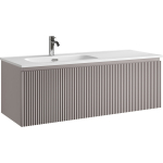 Тумба 120 см SNOB R 1.0 Doha Soft ПОДВЕСНАЯ Sancos с умывальником CN7006L