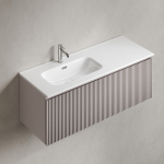 Тумба 120 см SNOB R 1.0 Doha Soft ПОДВЕСНАЯ Sancos с умывальником CN7006L — изображение 6