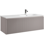 Тумба 120 см SNOB R 1.0 Doha Soft ПОДВЕСНАЯ Sancos с умывальником CN7006R