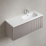 Тумба 120 см SNOB R 1.0 Doha Soft ПОДВЕСНАЯ Sancos с умывальником CN7006R — изображение 6