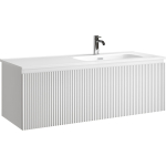 Тумба 120 см SNOB R 1.0 Bianco ПОДВЕСНАЯ Sancos с умывальником CN7006R