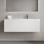 Тумба 120 см SNOB R 1.0 Bianco ПОДВЕСНАЯ Sancos с умывальником CN7006R — изображение 4